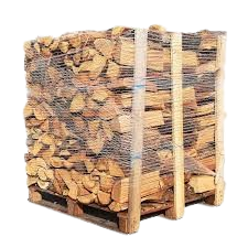 3 kuutiometriä polttopuuta 50 cm:n pituisina – yksi lava